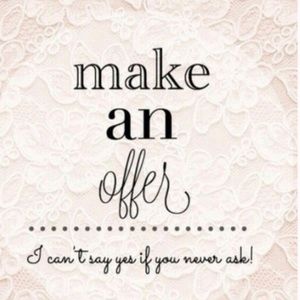 Love an item? Make an offer!